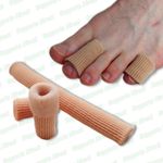 Gel Toe Tube Bandage Sore Finger Cushion Corns Calluses Bunion Blister Pain Cuts