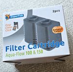 SuperFish Aqua-Flow 100 & 150 Filter Cartridge Activated Carbon 2 pcs