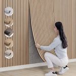 Self-Adhesive PVC Wall Panels Peel&Stick For Easy DIY Textured Wall Decor New