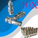 10Pcs Q9 BNC Coaxial Fixed Attenuator DC-3GHz 6GHz 2W 5W ATT 1-30dB RF Microwave