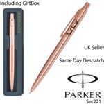PERSONALISED ENGRAVED PARKER JOTTER ROSE GOLD BALL POINT PEN - SPECIAL EDITION