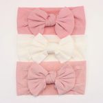 3Pcs/Set Baby Girl Headbands Lot Bows Baby Headband Newborn Gift Elastic Hair