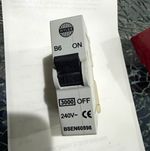 Wylex B6 6A Type B MCB Circuit Breaker 1 Pole AC 201-250V Plug-In BSEN60898