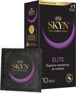 SKYN Elite Non-Latex Condoms Superior Sensitivity  & Comfort Pack of 10
