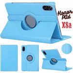 For HONOR Pad X8a 11.0inch (2024) Leather 360 Rotating Stand Smart Case Cover