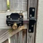 Two-Sides Long Throw Gate Lock 50/70mm with 5 Keys Garden Locking Home