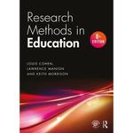 Research Methods in Education 8th Edition Cohen, Manion & Morrison -  Like New