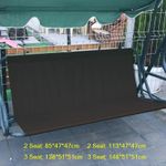 Swing Seat Replacement Cover Part For Garden Swinging Bench/Hammock 2/3 Seaters