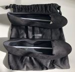Dolce & Gabbana Women’s Black Suede Slip-On Flats Round Toe EU 41 UK 7.5