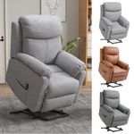 Power Lift Chair Electric Riser Recliner with Remote Control and Side Pocket