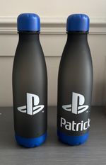 Personalised Official Sony PlayStation Kids School 700ml Screw Top Water Bottle