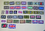 British Army - Union Flag Morale Patches - 45 Different Colours / Types