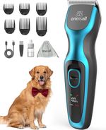 Oneisall Professional Dog Clippers Thick Hair Heavy-Duty Cordless Grooming Kit