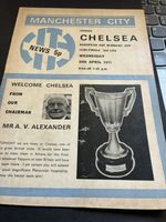 Manchester City v Chelsea  European Cup Winners Semi-Final 28th April 1971