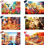 6 Pack 36 Large Piece Puzzle for Adults - Dementia Alzheimer's Products and Acti