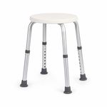 Helping Hand Lightweight Adjustable Shower Stool with Non-Slip Feet Bath Seat