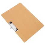 Reusable Density Board Clipboard with Metal Clip for Home and Office Use Khaki