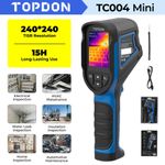TOPDON Thermal Imaging Camera TC004 Mini, 240x240 IR Resolution 15H Battery Life
