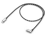 VW USB-C to Micro-USB Socket Premium Braided 70cm Cable GENUINE VW VOLKSWAGEN