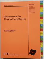 Page marker tabs for BS 7671 18th Edition Wiring Regulations and On-Site Guide