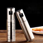 Oil Sprayer For Cooking Stainless Steel Spray Bottle Oil Control Portable