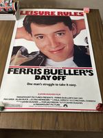 1986 Ferris Bueller's Day Off Original One Sheet Rolled NM Movie Poster 27x41
