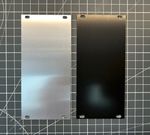 3U 12HP Eurorack brushed aluminium black blank front panel Synthesizer