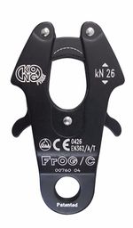 Kong Frog Connector - Black Carabiners - ALUMINUM ALLOY - AUTOMATIC CLOSURE
