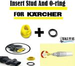 KARCHER Pressure Washer Lance & Dirt Buster Replacement O-Ring & Insert Stud