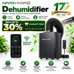 Mars Hydro 12L/Day Dehumidifier for Grow Tent Smart Control via iControl 2.0