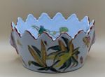Chinese Porcelain Monteith Style Bowl With Lion Head Handles