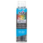 Tulip Colour Shot Fabric Spray Paint 3oz (103.5ml) Neon Blue, Pack of 6