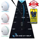 Me and My Golf Putting Mats Breaking Ball Putt Training Practice Mats 7.5ft 11ft