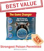 Strongest Rat poison ,  Acts fast, Deadly to Mice and Rats, Dispatched same day