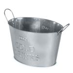 LIVIVO 24L GALVANISED STEEL ICE BUCKET PARTY  PICNIC DRINK WINE COOLER