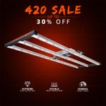 2026 Spider Farmer G4500 LED Grow Light Full Spectrum 450W Veg Flowers Lamp