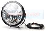 WAS W116 9" Inch Round Full LED Driving Light Spot Light +Side Light E-Approved