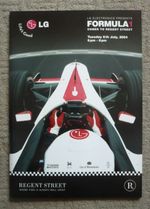 F1 COMES TO REGENT STREET 2004 PROGRAMME