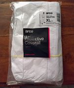 Arco Disposable Protective Coverall XL White Polypropylene MPN 18B2700