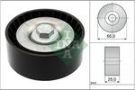 532 0855 10 V-Ribbed Belt Deflection Guide Pulley 26mm Width Fits Mercedes INA
