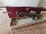 Vintage table lighter Brass 1970s Japan (perfect condition) BARGAIN