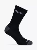 Rapha Logo Cycling Socks Black Size Medium UK 7-8