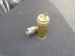 WORLD WAR 1 BRASS TRENCH ART 6 PDR CASE LIGHTER SPARES OR REPAIR