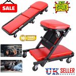 2-IN-1 36''Car Creeper Mechanic Stool Seat Repair Trolley Laying Board Workshop，