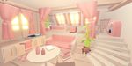 ⭐Adopt Pets🐈with me Tiny Coquette House🏠Home
