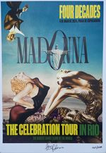 Madonna The Celebration Tour in Rio PLATE SIGNED Lithograph 1267/2000 IN HAND