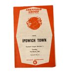 Sheffield Utd V Ipswich Town.    March 7th 1961 Ipswich Champions