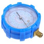 Metal Automotive Ac Pressure Gauge Durable High Pressure Hvac Tester Blue