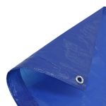 1 x Blue Tarpaulin Standard Duty 80gsm 1.8m x 2.4m (6ft x 8ft)