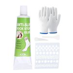 Sock Gripper Glue 50ml Sock Stop Non Slip Glue Clear Waterproof Fabric Glue